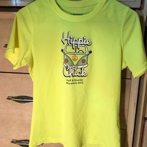 Neon running t shirt